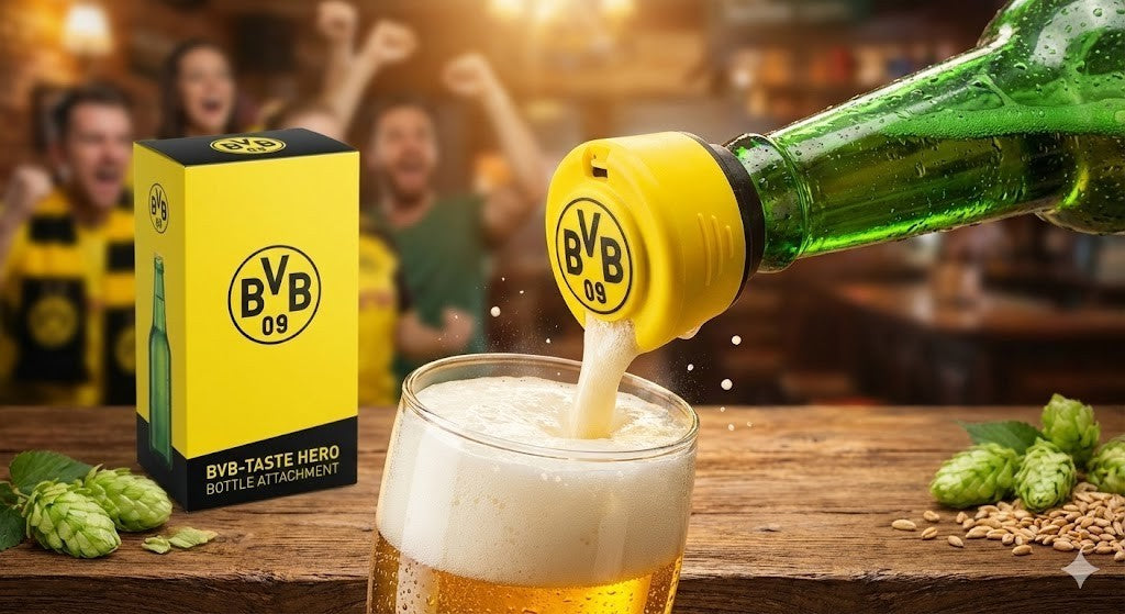 BVB 09 Flaschenaufsatz Taste Hero Bierflaschen-Zapfhahn Borussia Dortmund